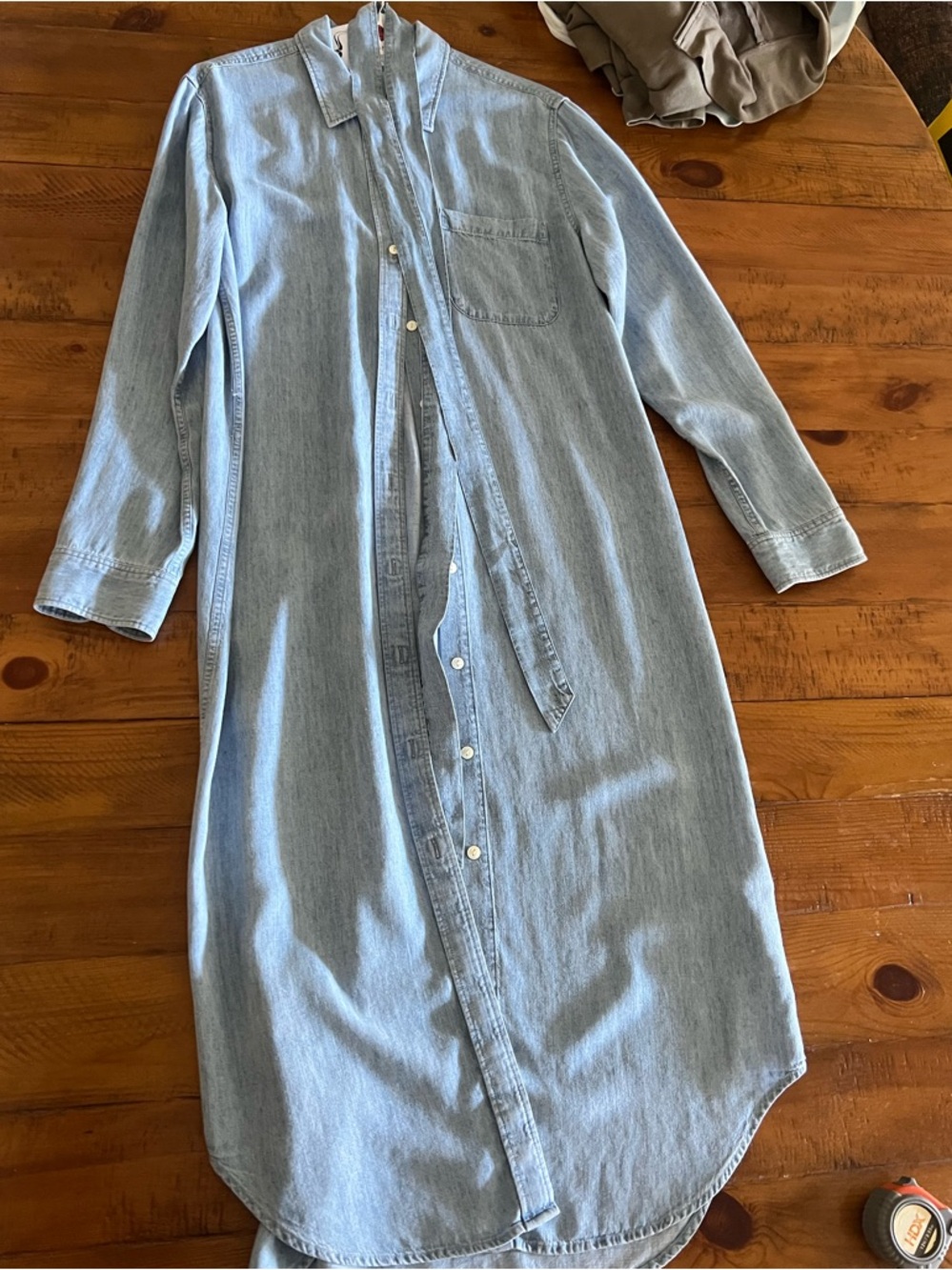 Faherty Tried and True Chambray Midi Shirtdress - Picture 3 of 7